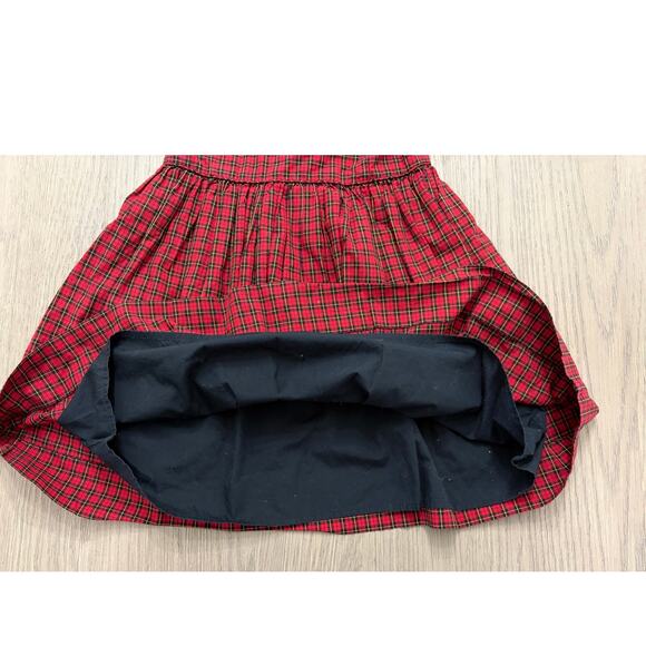 Polo Ralph Lauren Girls Red Plaid Sleeveless Dress Size 10 Holiday Classic - Picture 4 of 8
